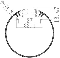 Barra Led Ultra 37 60x60