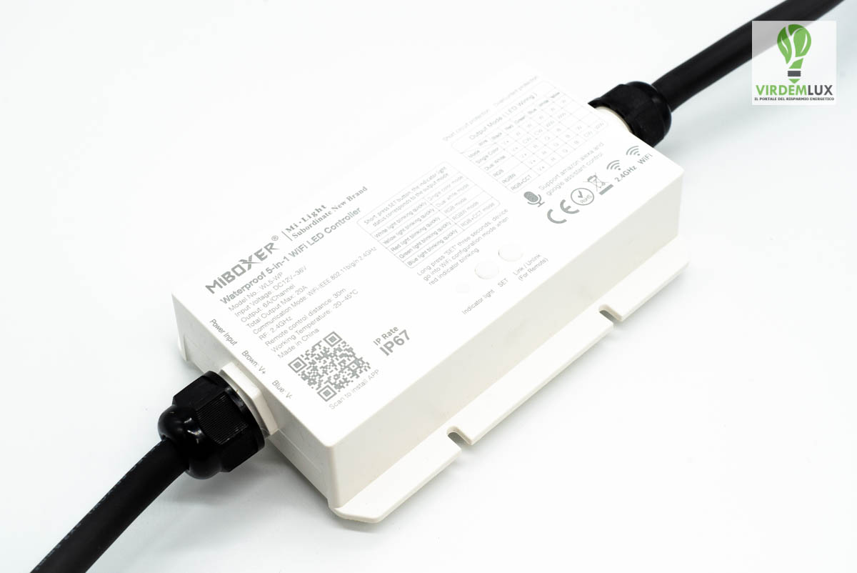 Driver dimmer WIFI RGB + bianco dinamico IP67