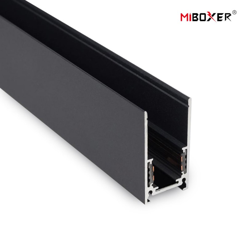 Binario 48V MiBoxer da Superficie o Sospensione - Nero 2 mt