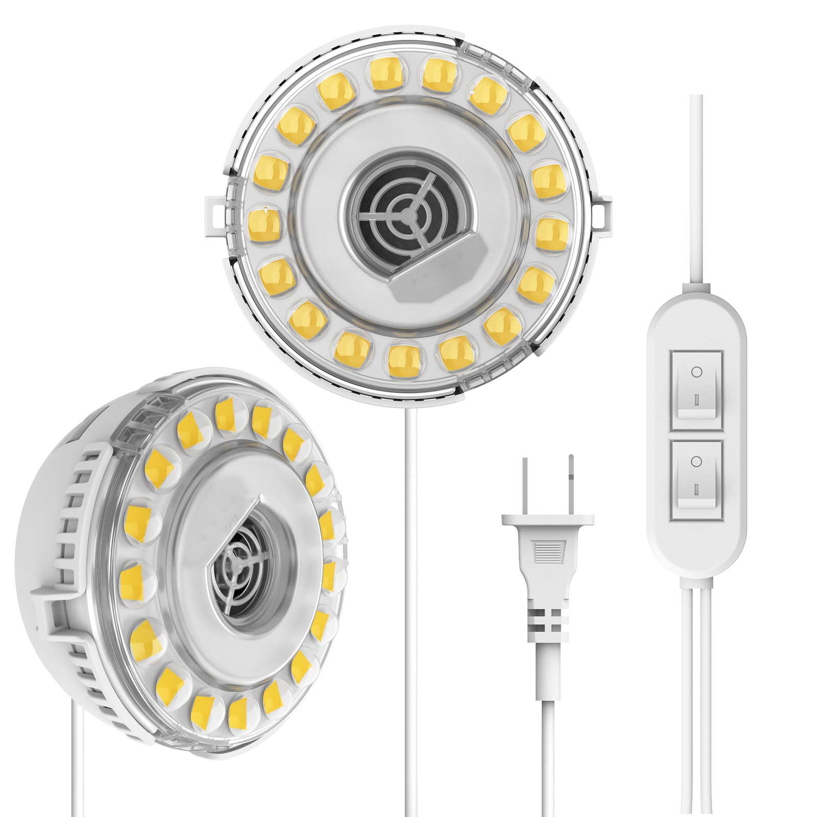 SANSI Lampada da Mensola 2x10W